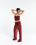 Combo: Corset Dune + Calça Dune Vermelho
