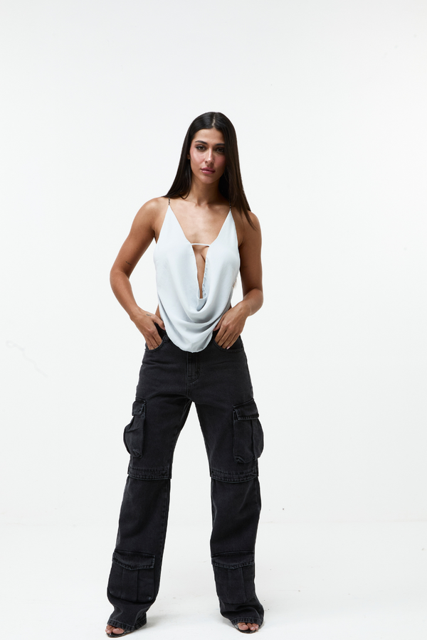 Blusa Degagê Chains Cinza