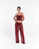 Combo: Corset Dune + Calça Dune Vermelho