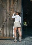 Blusa Amarração Renda