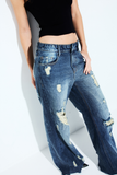 Calça Jeans Flare Dirty