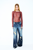 Calça Jeans Flare Dirty