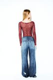 Calça Jeans Flare Dirty