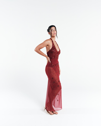 Combo: Body Dune + Saia Longa Dune Vermelho