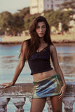 Regata Push Up Azul Brasil