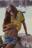 Mini Saia Paetês Brasil