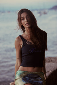 Regata Push Up Azul Brasil