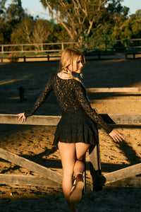 Vestido Babados Renda