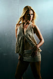 Blusa Frente Única Disco Dourado