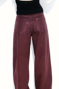 Calça Jeans Supernova Vinho