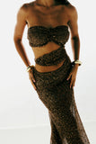 Vestido Longo Recortes Elaris