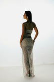 Vestido Longo Recortes Elaris