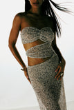 Vestido Longo Recortes Elaris