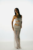 Vestido Longo Recortes Elaris