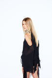 Blusa Transpasse Preto